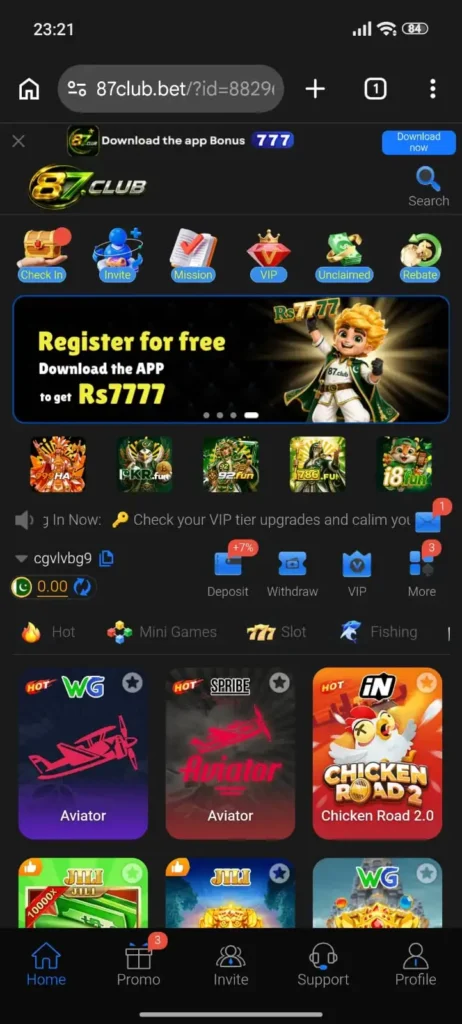 87CLUB Game